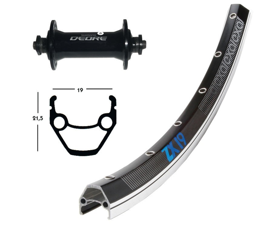 Winora V-Rad 28x1.75Deore sz.SSP 36L Exal ZX 19 schw/silb.Nirospei.(sz)