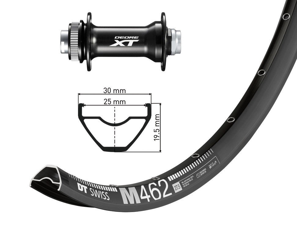 DT Swiss V-Rad 29" Deore XT..szTA 15 110mm DTSwiss M462 Disk sz .Niro-Spei.(sz)32L