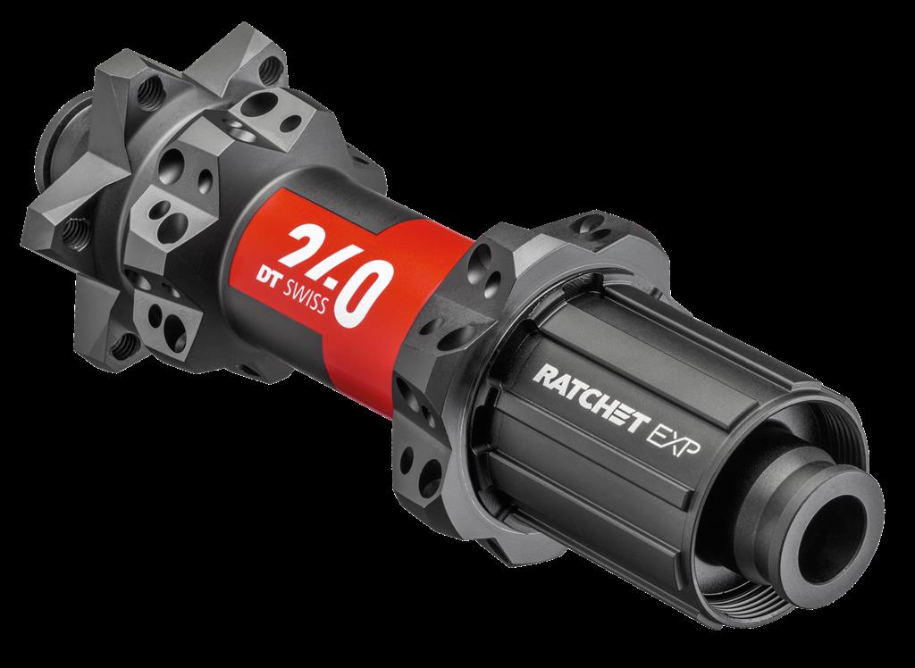 DT Swiss HR-Nabe 240EXP MTB DB Straightp 142/12 TA, 28L ,IS 6-bolt, Shim.Light