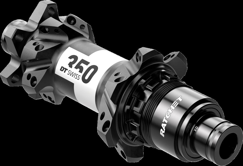 DT Swiss HR-Nabe 350 MTB Straightpull DB 142/12mm TA, IS 6-b., 28L, Sram XD