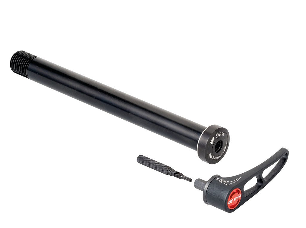 DT Swiss VR-Steckachse RWS plug in Alu, 15/110mm mit Alu-Hebel,TA Boost MTB