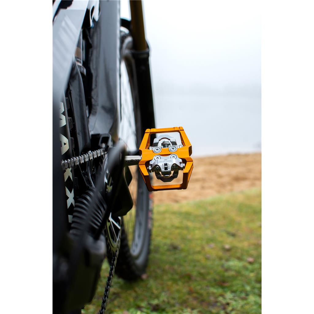 Xpedo Pedal Xpedo TRAVERSE Duo orange, 9/16", einseitig, XCF12AC