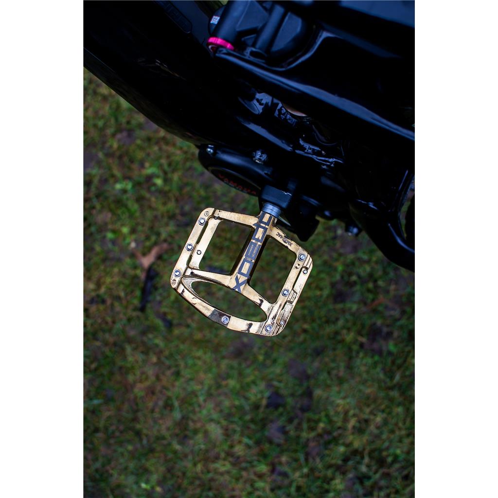 Xpedo Pedal Xpedo SPRY+ goldslick, 9/16", Plattform, XMX24AC