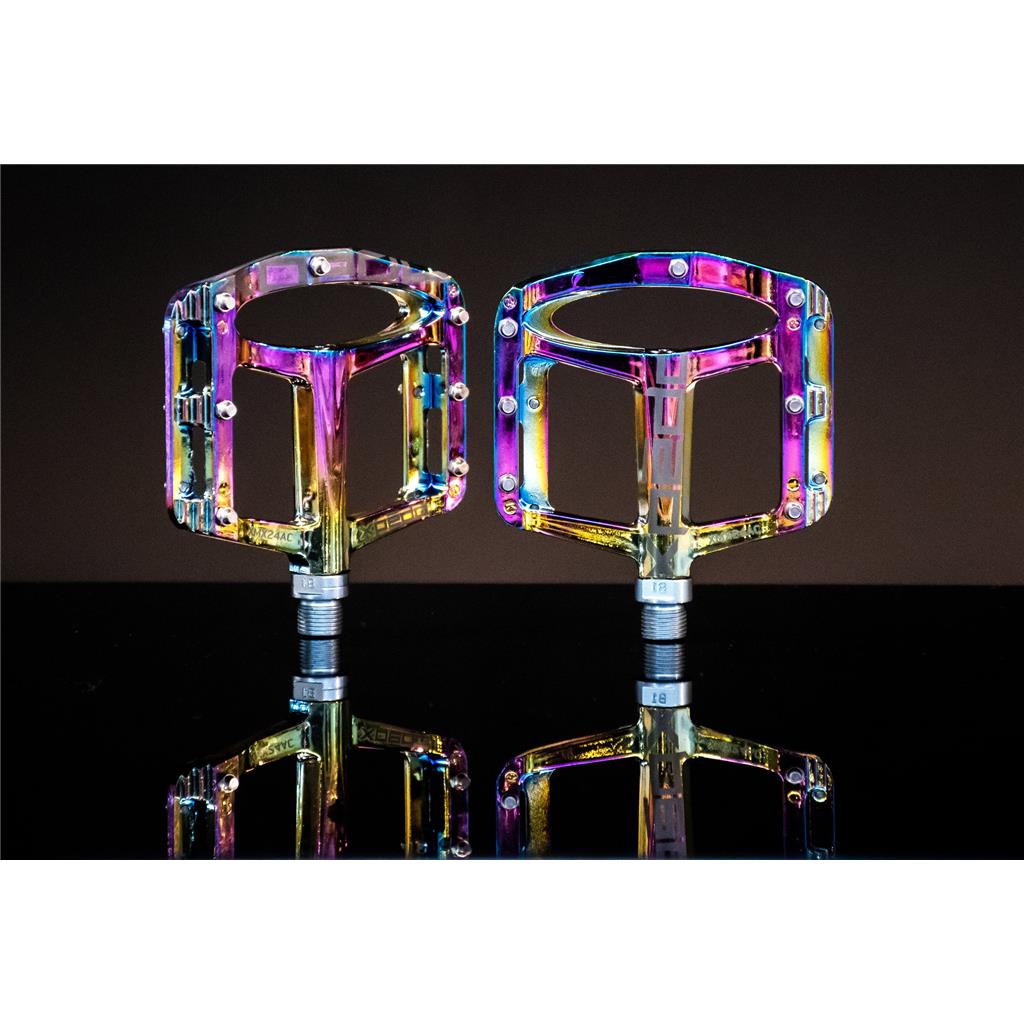 Xpedo Pedal Xpedo SPRY+ oilslick, 9/16", Plattform, XMX24AC
