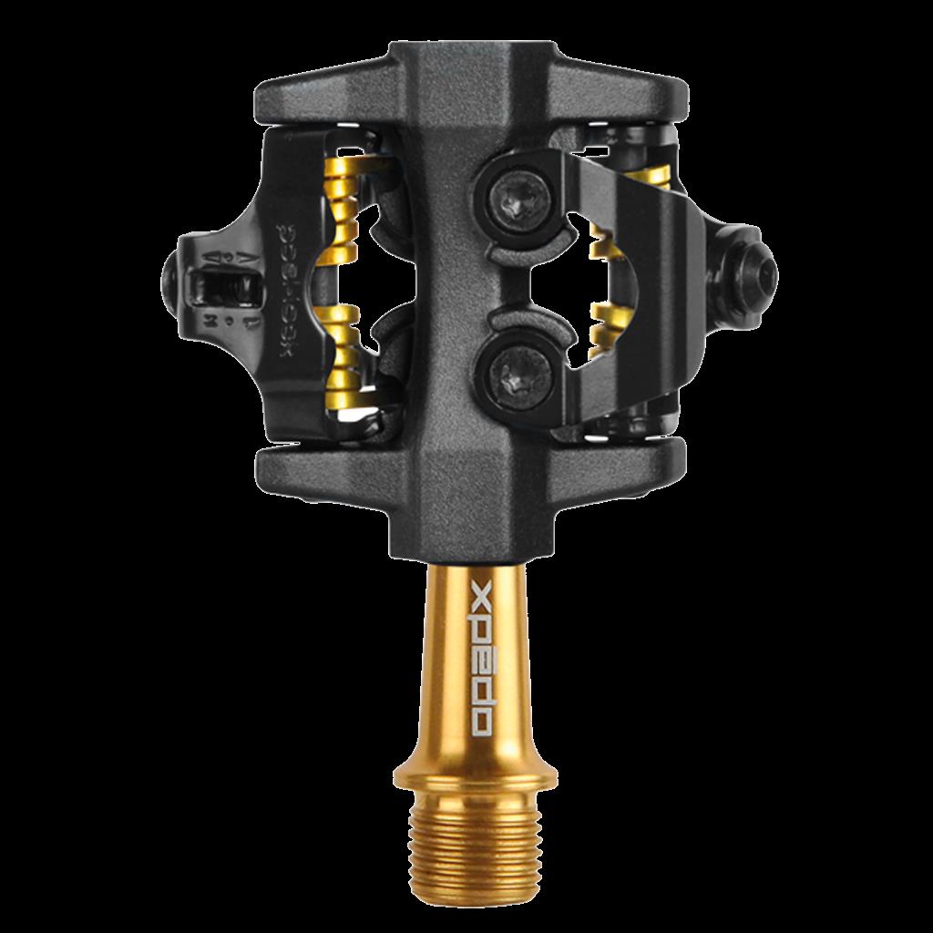 Xpedo Pedal Xpedo Clipless CXR Pro TI sw/gold, 9/16", zweiseitig XPT, XMF10AT