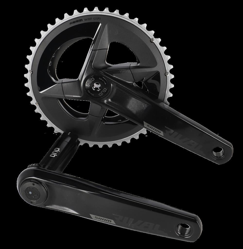 Sram Powermeter Sram Rival D1 Quarq Road DUB 172.5mm,46-33Z,Yaw,12f,107BCD,45.0mm,alu