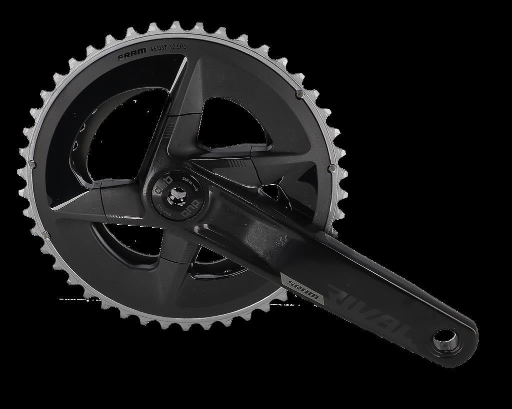 Sram Powermeter Sram Rival D1 Quarq Road DUB 172.5mm,46-33Z,Yaw,12f,107BCD,45.0mm,alu