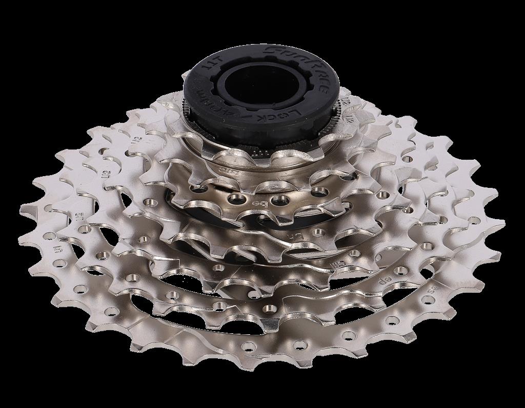 Sunrace Zahnkranz-Kassette SunRace CSM63 7-fach,11-28 Zähne,nickel