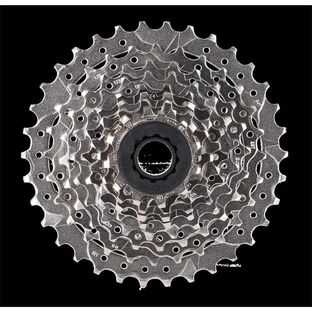 Sunrace Zahnkranz-Kassette SunRace CSM96 9-fach,11-34 Zähne,nickel