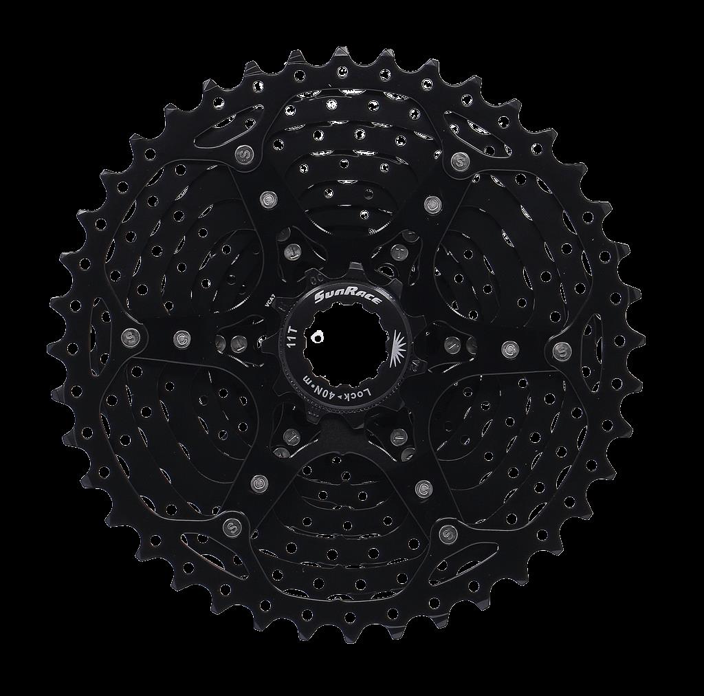 Sunrace Zahnkranz-Kassette SunRace CSMS8 11-fach,11-40 Zähne,schwarz