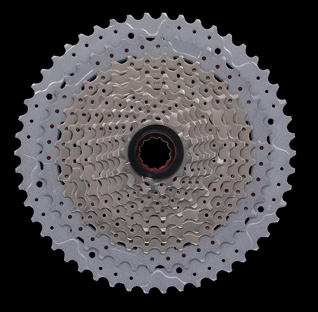 Sunrace Zahnkranz-Kassette SunRace CSMZ90 12-fach,11-50 Zähne,metallic