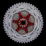 Sunrace Zahnkranz-Kassette SunRace CSMZ90 12-fach,11-50 Zähne,metallic
