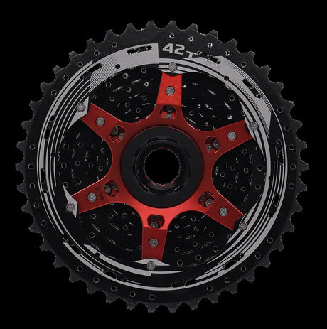 Sunrace Zahnkranz-Kassette SunRace CSMX9X 11-fach,10-42 Zähne,schwarz