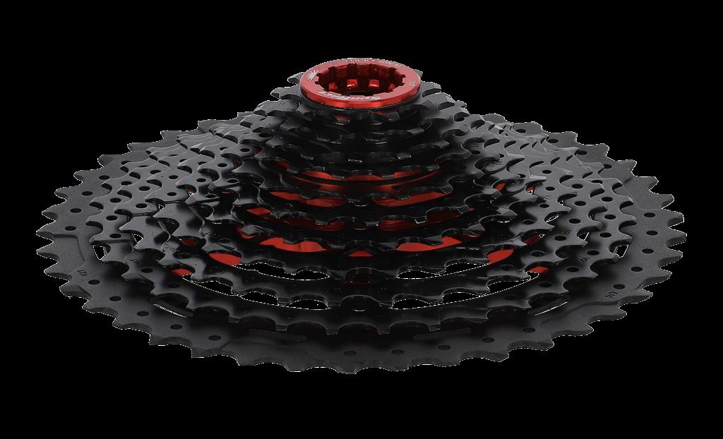 Sunrace Zahnkranz-Kassette SunRace CSMX9X 11-fach,10-42 Zähne,schwarz