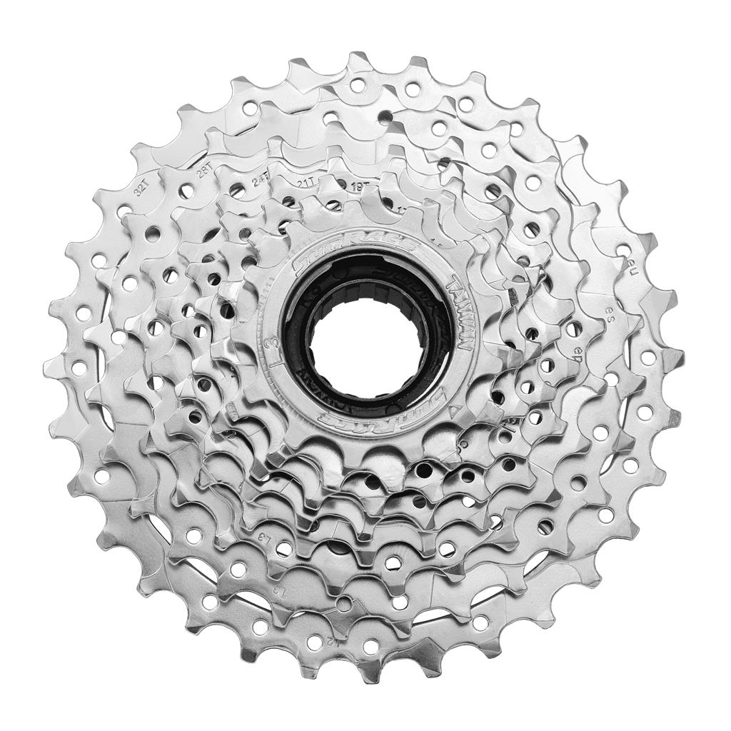 Sunrace Schraubkranz SunRace MFE60 8-fach,13-32 Zähne,chrom
