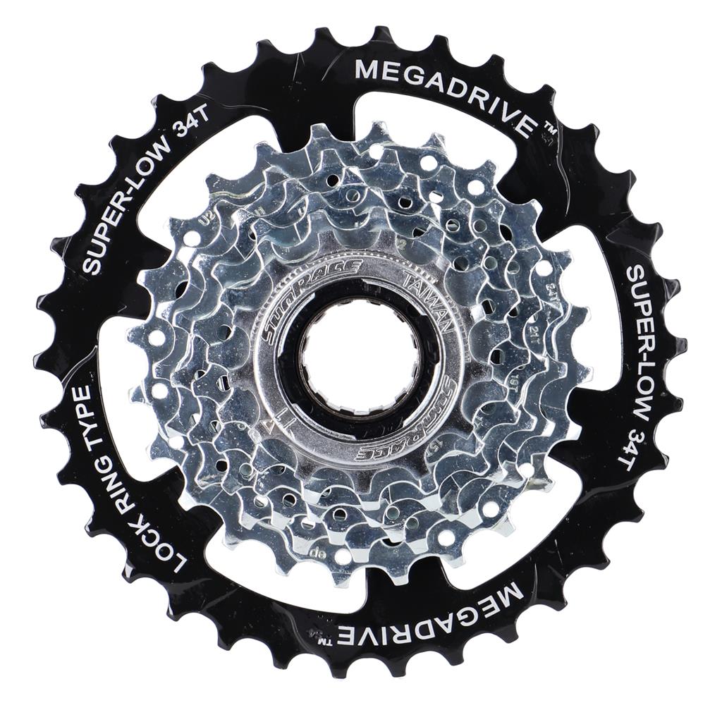 Sunrace Schraubkranz SunRace MFM4S 7-fach,13-34 Zähne,zinc