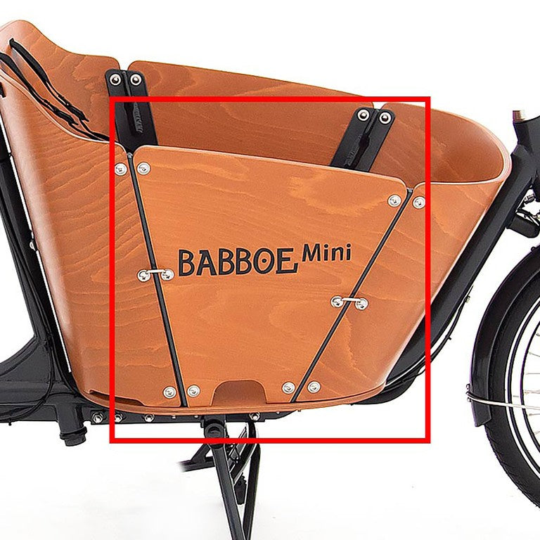 Babboe Mini, Holz, rechts Seitenpaneel Babboe