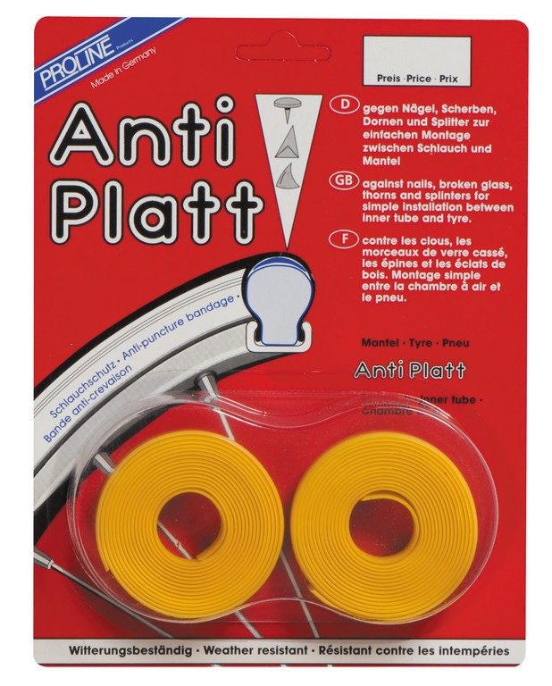 Felgenbänder Import Asista Einlegeband Anti-Platt per Paar 19-23-622 23mm gelb