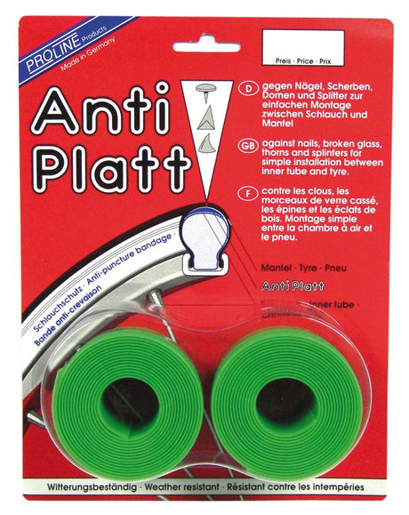 Felgenbänder Import Asista Einlegeband Anti-Platt per Paar 37-47-622 37mm grün