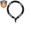 Kettenschlöss Axa Kette Plug In ULC-130-55 schwarz