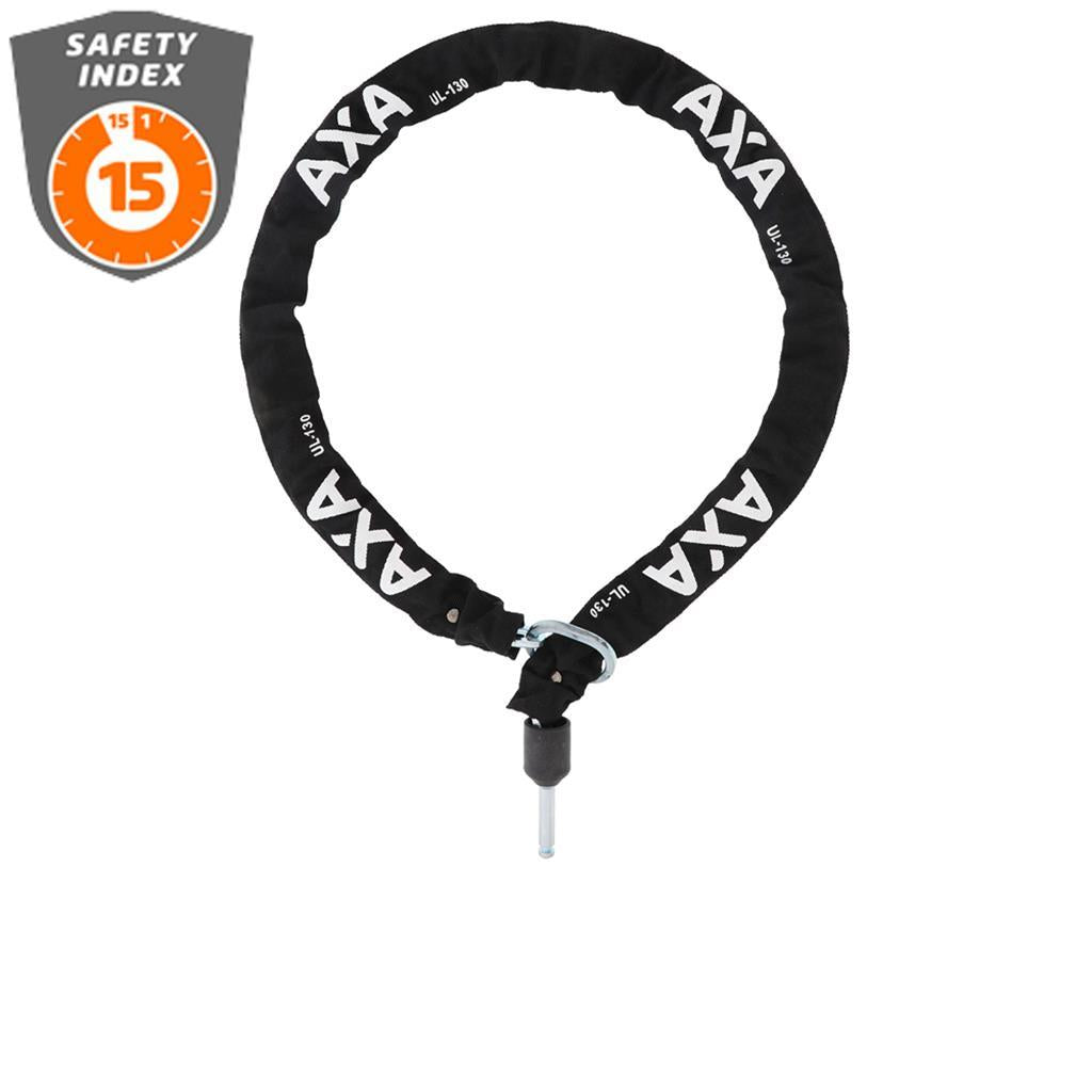 Kettenschlöss Axa Kette Plug In ULC-130-55 schwarz