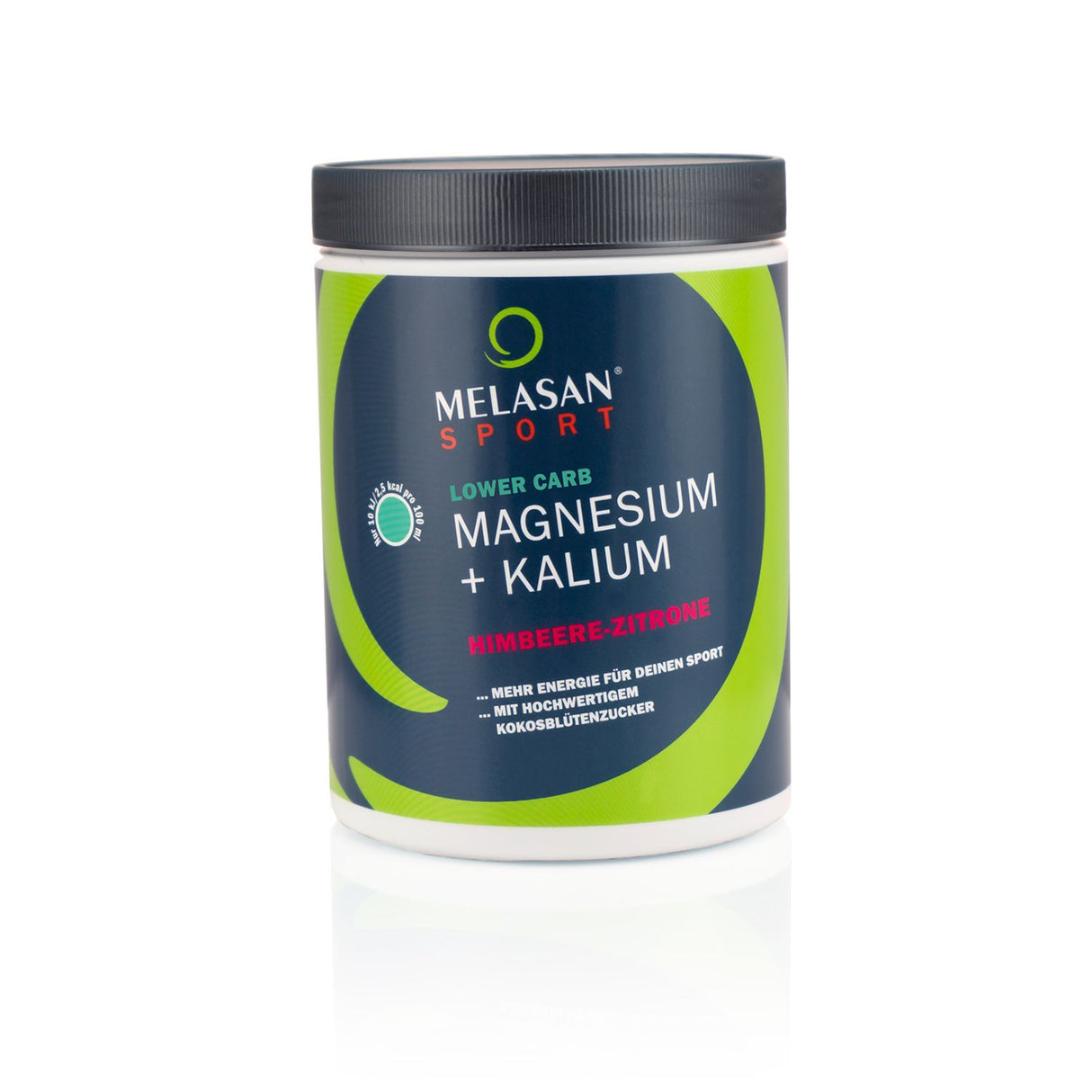 Melasan Sportgetränk Magnesium+Kalium low carb Himbeer-Zitrone 400g Dose