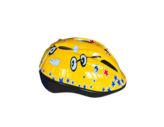 Strategic Kinderhelm Gelb Smiley 52-56 - Bikespecht