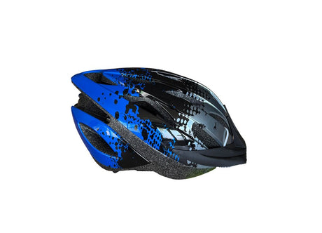 Strategic Helm Blau/Silber/Schwarz - Bikespecht