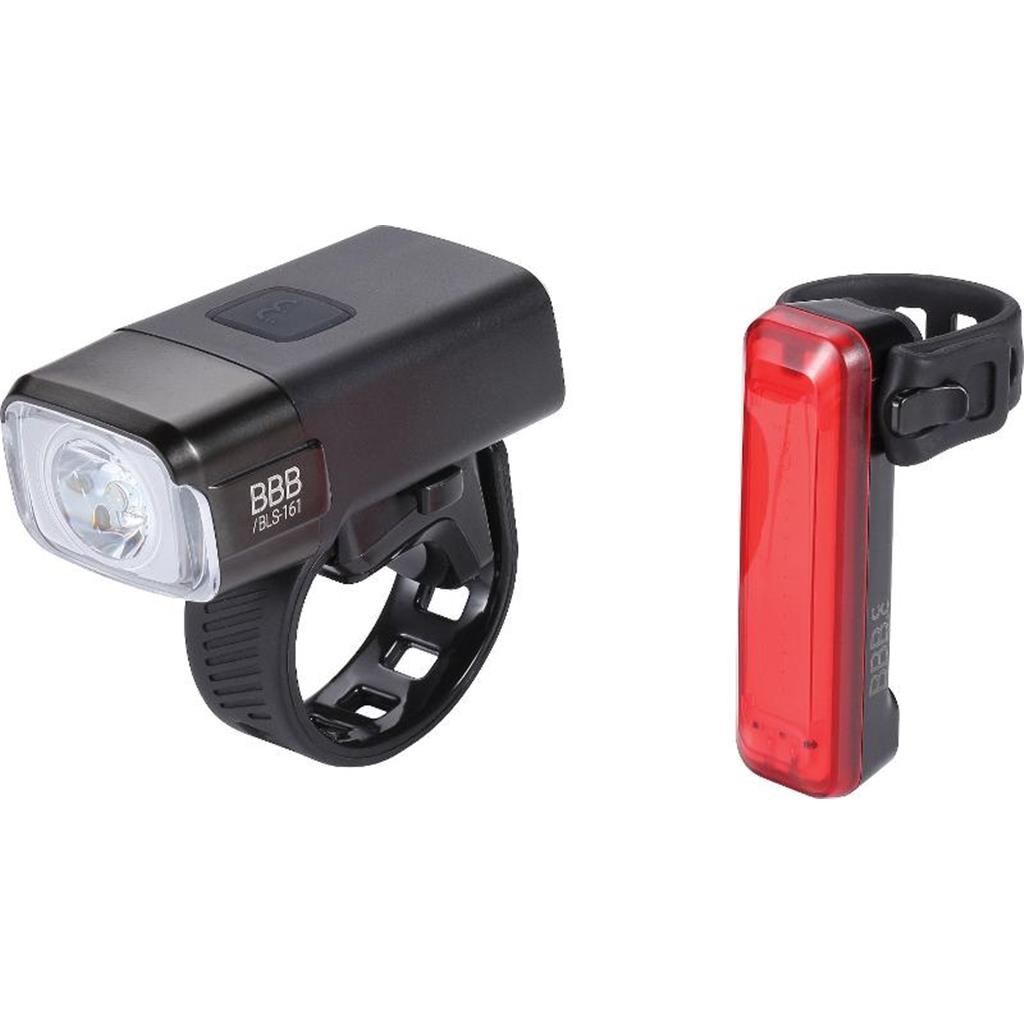 Beleuchtung BBB Akku Lichtset NanoStrike 600 Combo BLS-165 inkl Rear Signal II schwarz