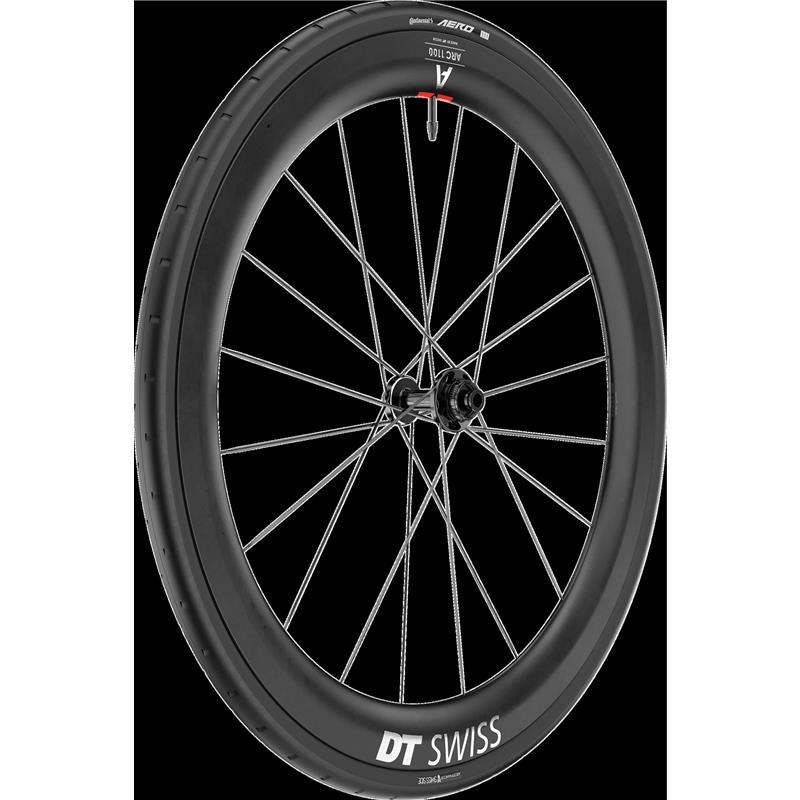 DT Swiss 28", sw, Carbon, Center Lock,100/12mm TA VR DT Swiss ARC 1100 Dicut WTS DB 55
