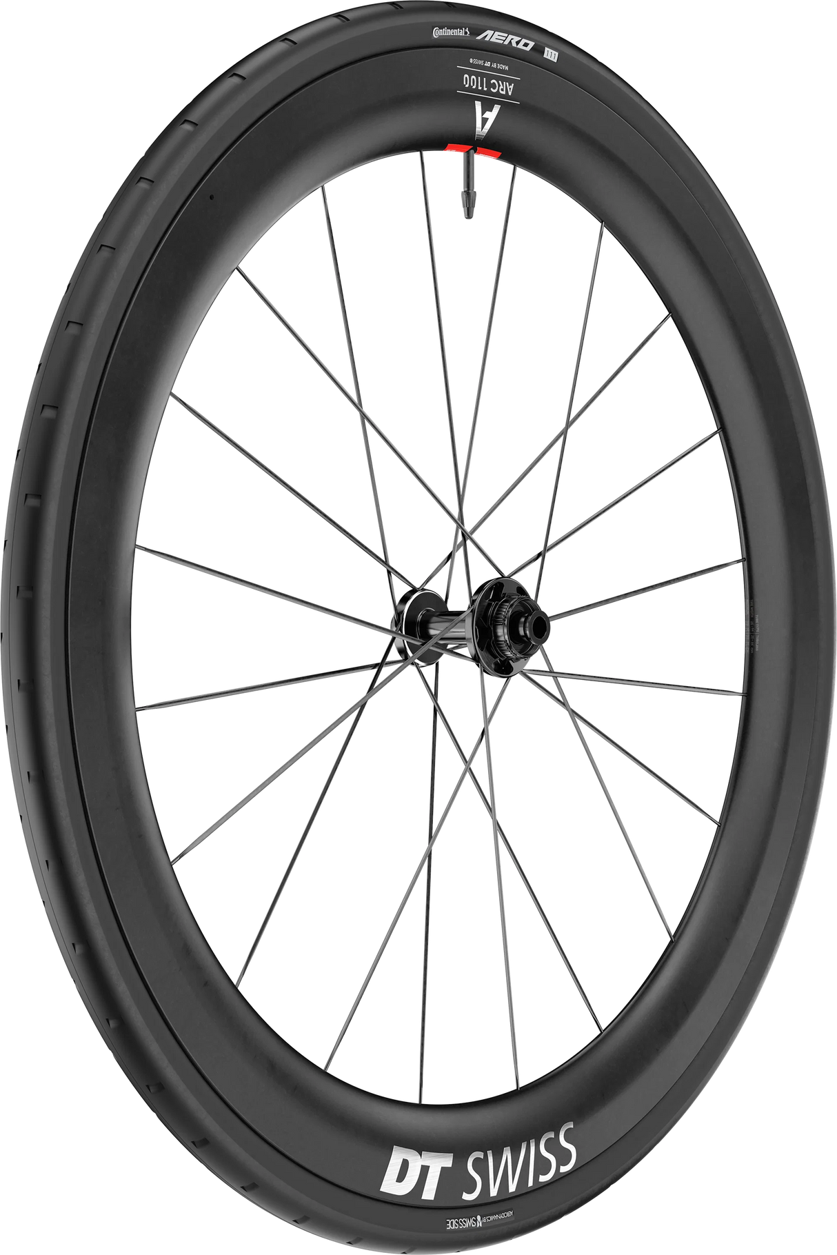 DT Swiss 28", sw, Carbon, Center Lock,100/12mm TA VR DT Swiss ARC 1100 Dicut WTS DB 55