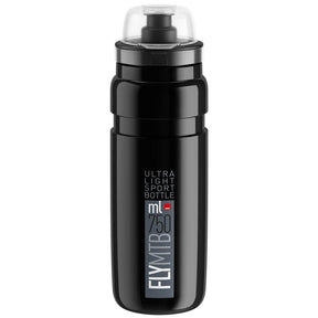 Trinkflaschen Elite Fly MTB 750ml Schwarz-Grau