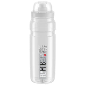 Trinkflaschen Elite Fly MTB 750ml Transp-Grau