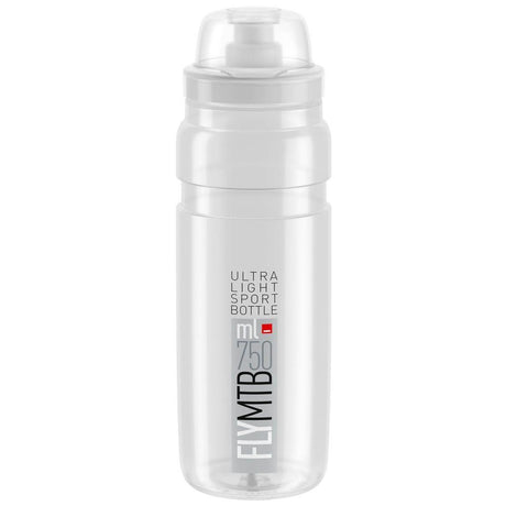 Trinkflaschen Elite Fly MTB 750ml Transp-Grau