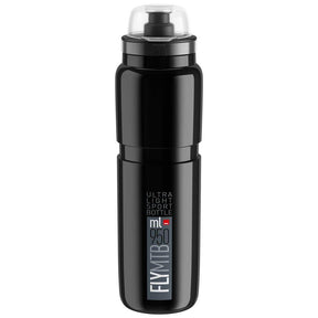 Trinkflaschen Elite Fly MTB 950ml Schwarz-Grau