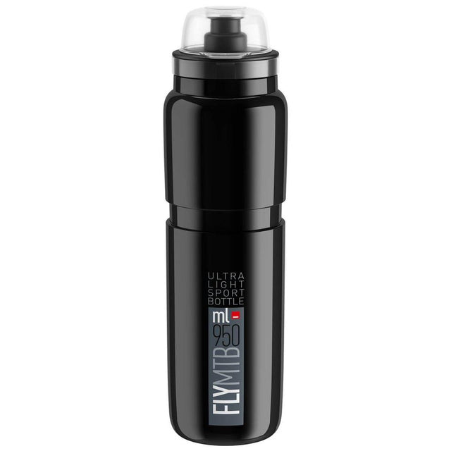 Trinkflaschen Elite Fly MTB 950ml Schwarz-Grau
