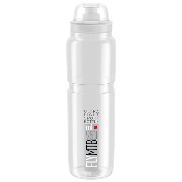 Trinkflaschen Elite Fly MTB 950ml Transp-Grau