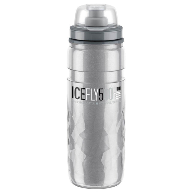 Trinkflaschen Elite Ice Fly 500ml Thermo Grau