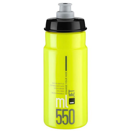 Trinkflaschen Elite Jet 550ml Gelb-Schwarz