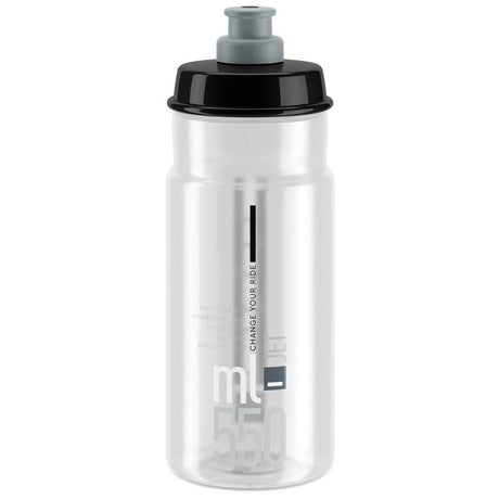 Trinkflaschen Elite Jet 550ml Transparent-Grau