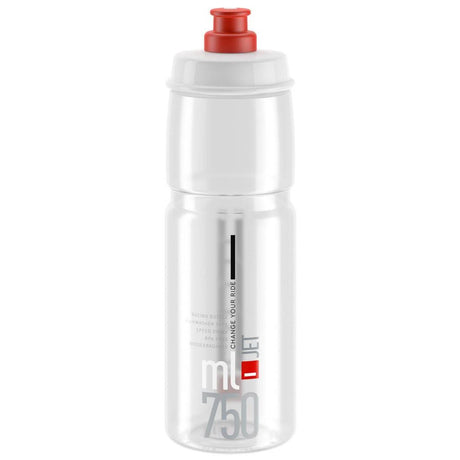 Trinkflaschen Elite Jet 750ml Transparent-Rot