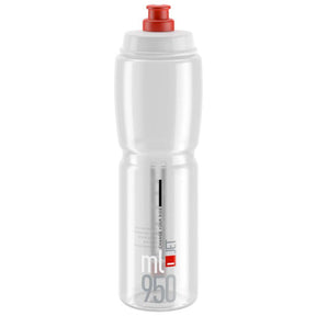 Trinkflaschen Elite Jet 950ml Transparent-Rot
