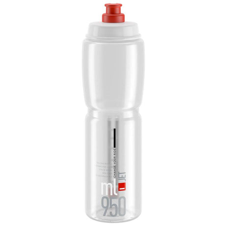 Trinkflaschen Elite Jet 950ml Transparent-Rot