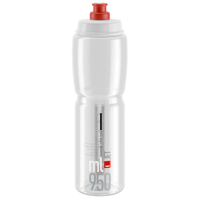 Trinkflaschen Elite Jet 950ml Transparent-Rot
