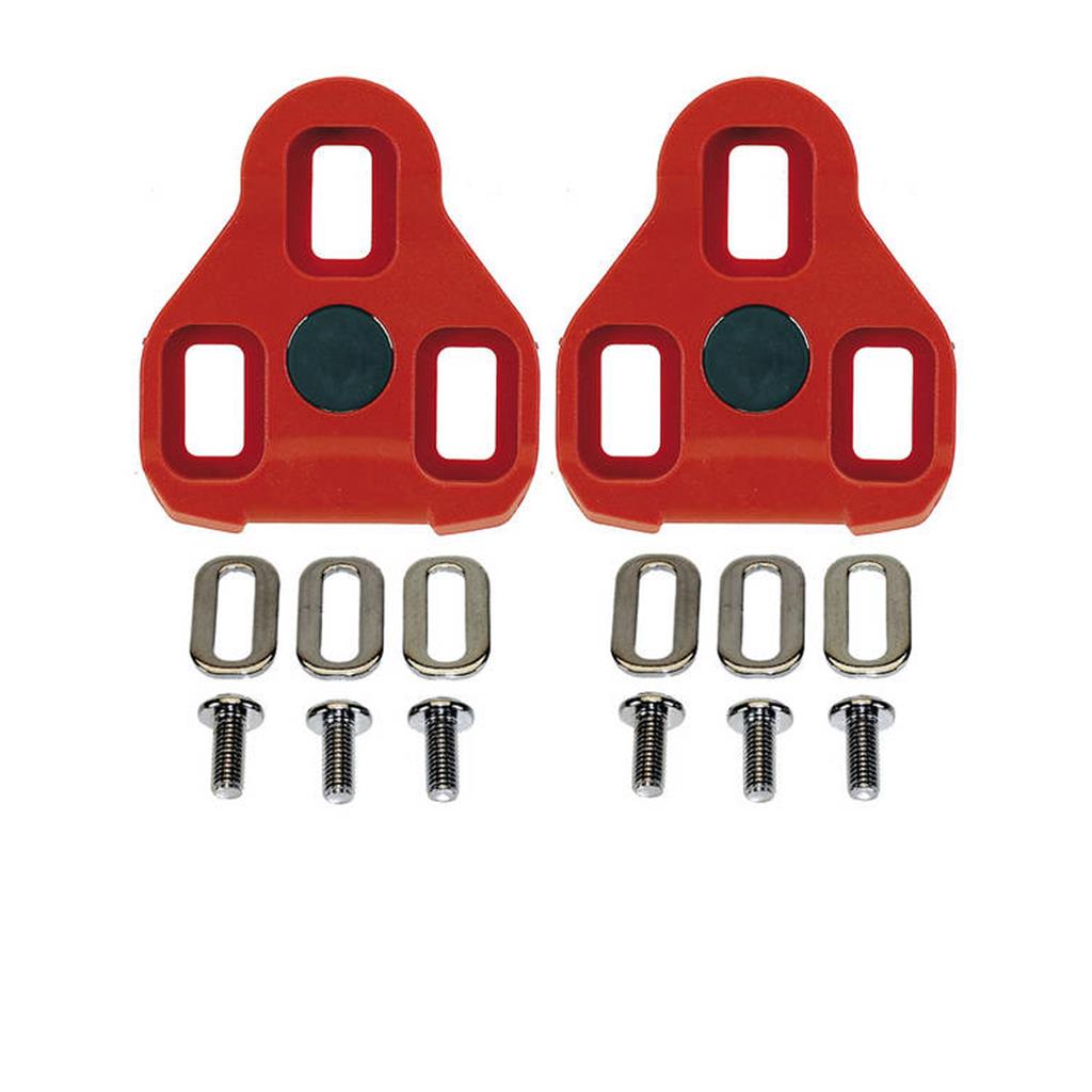 Cleats-Platte Exustar KEO-Schuhplatten Set E-ARC10 rot