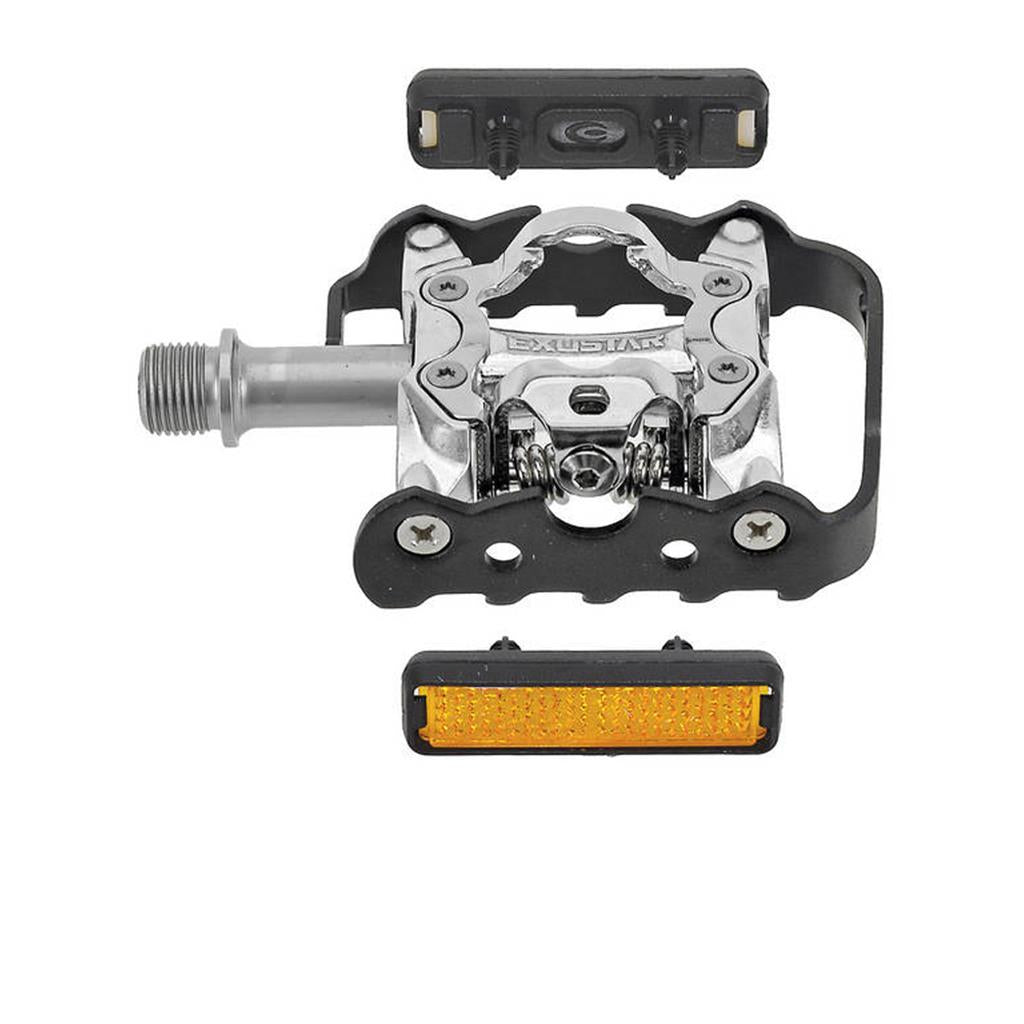 MTB SPD Exustar Pedal MTB E-PM86 DUO silber