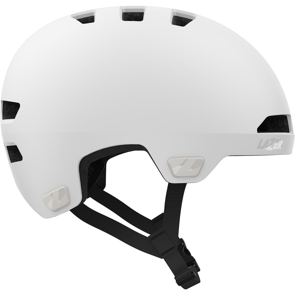 Lazer Helm Maze Jr KinetiCore Kids & Junior Matte White Unisize + Sticker