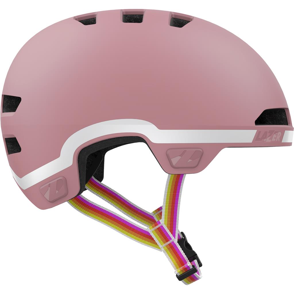 Lazer Helm Maze Jr KinetiCore Matte Soft Pink GoFluo LTD Edition Unisize