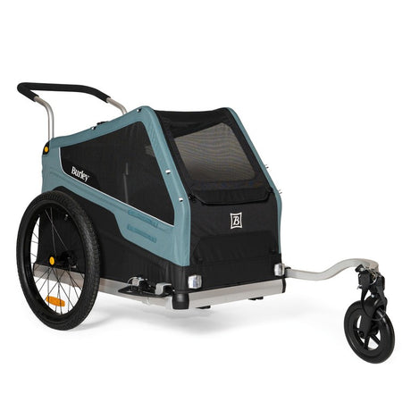 Fun & Bike Fahrradanhänger Burley Bark Ranger Modell 2022 Standard schwarz-blau