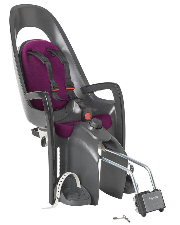 Kindersitze Hamax Kindersitz Hamax Caress grau-dunkelgrau-purple Bef Rahmenrohr